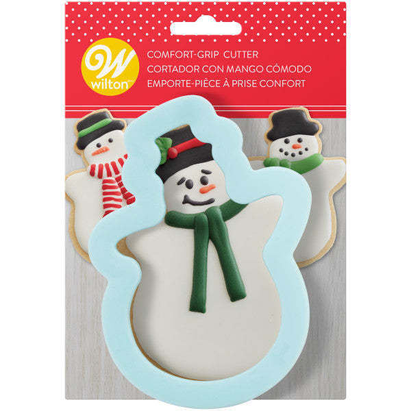 Wilton Large Snowman Comfort-Grip Cookie Cutter – 6.7 Inch