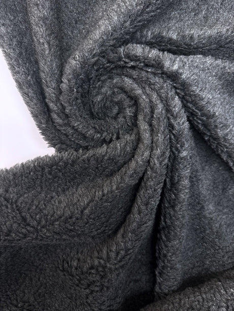 Polyester Acrylic Knitted Fabric Gray