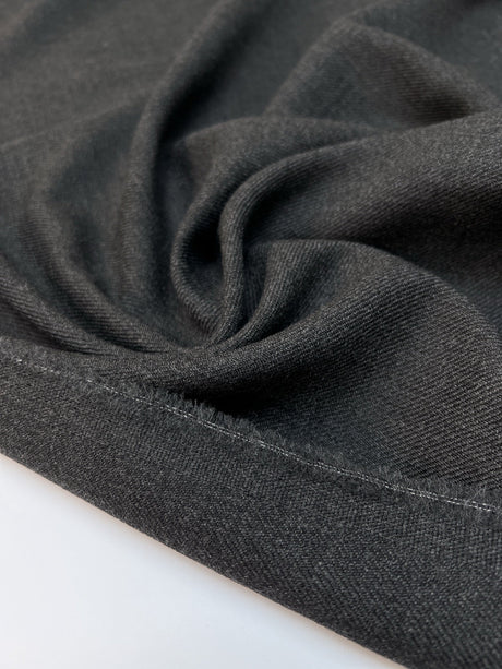 Wool Tweed Melange Gray