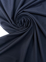 Cotton Polyamide Jacquard Fabric Blue Black