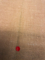 Wool Casual Fabric Beige Orange