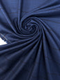 Polyamide Tweed Striped Checked Blue Black