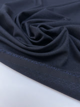 Cotton Polyamide Jacquard Fabric Blue Black