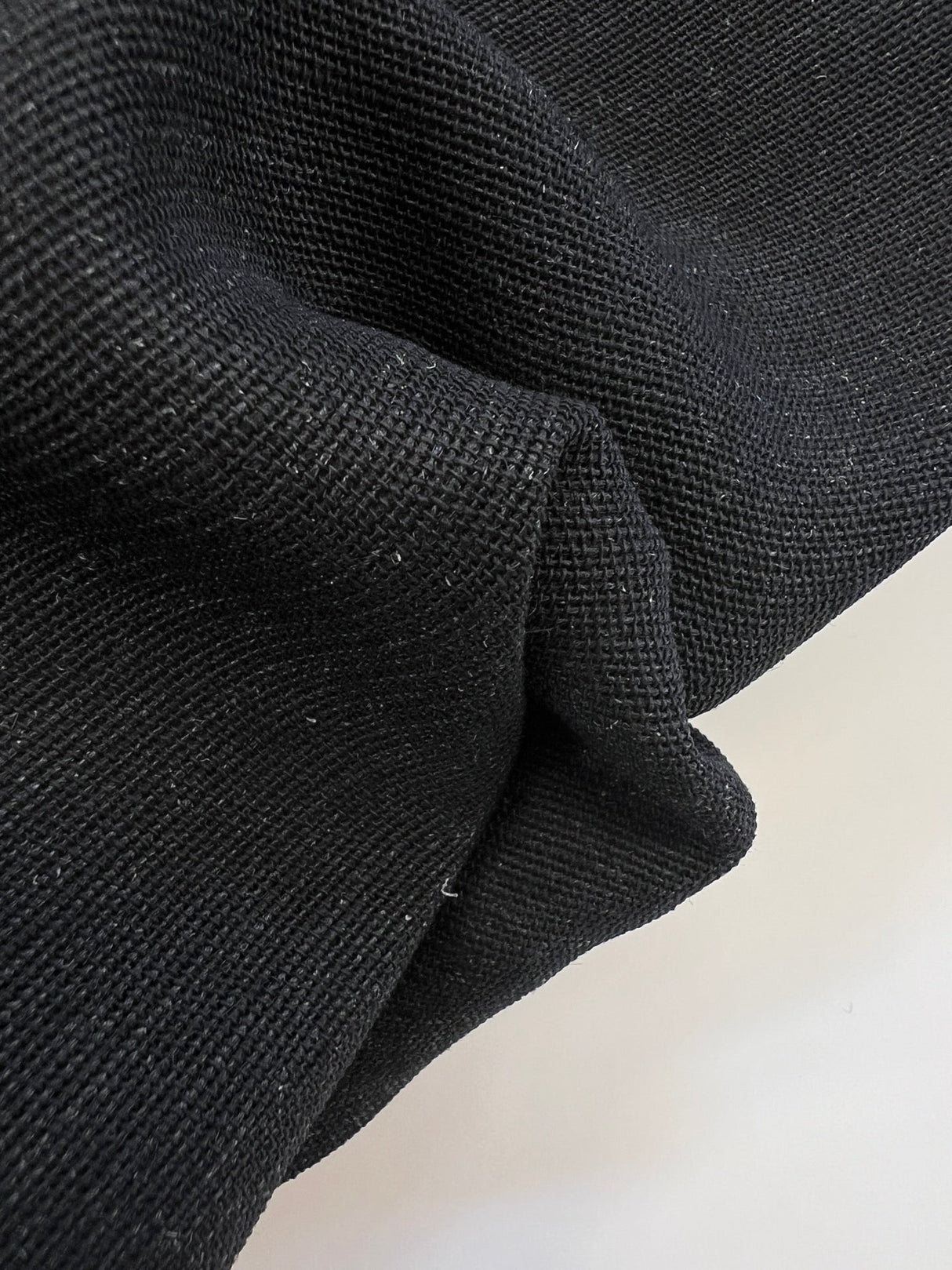 Black Cotton Woven Casualwear Fabric