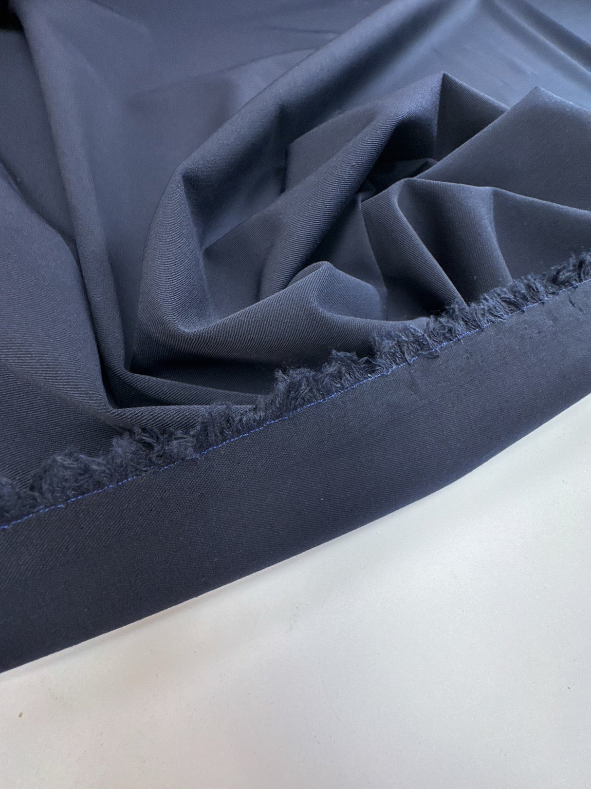 Polyester Viscose Elastane Twill Blue