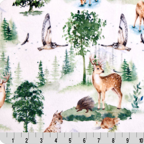Cuddle Fabric Digital Ivy Call Of The Wild 58"-60"
