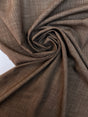 Wool Melange Fabric Brown Beige Stretch