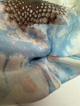 Silk Viscose Blend Printed Floral Fabric