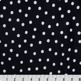 Cuddle Fabric Black Dot 58-60"