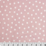 Cuddle Fabric Digital Rosewater Dot 58-60"