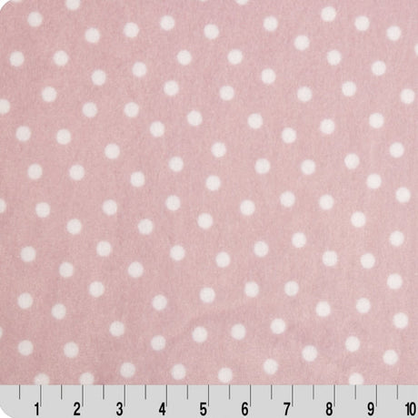 Cuddle Fabric Digital Rosewater Dot 58-60"