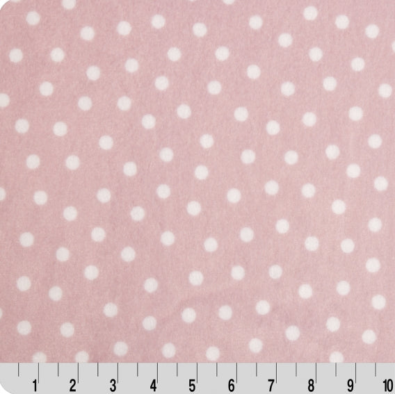 Cuddle Fabric Digital Rosewater Dot 58-60"