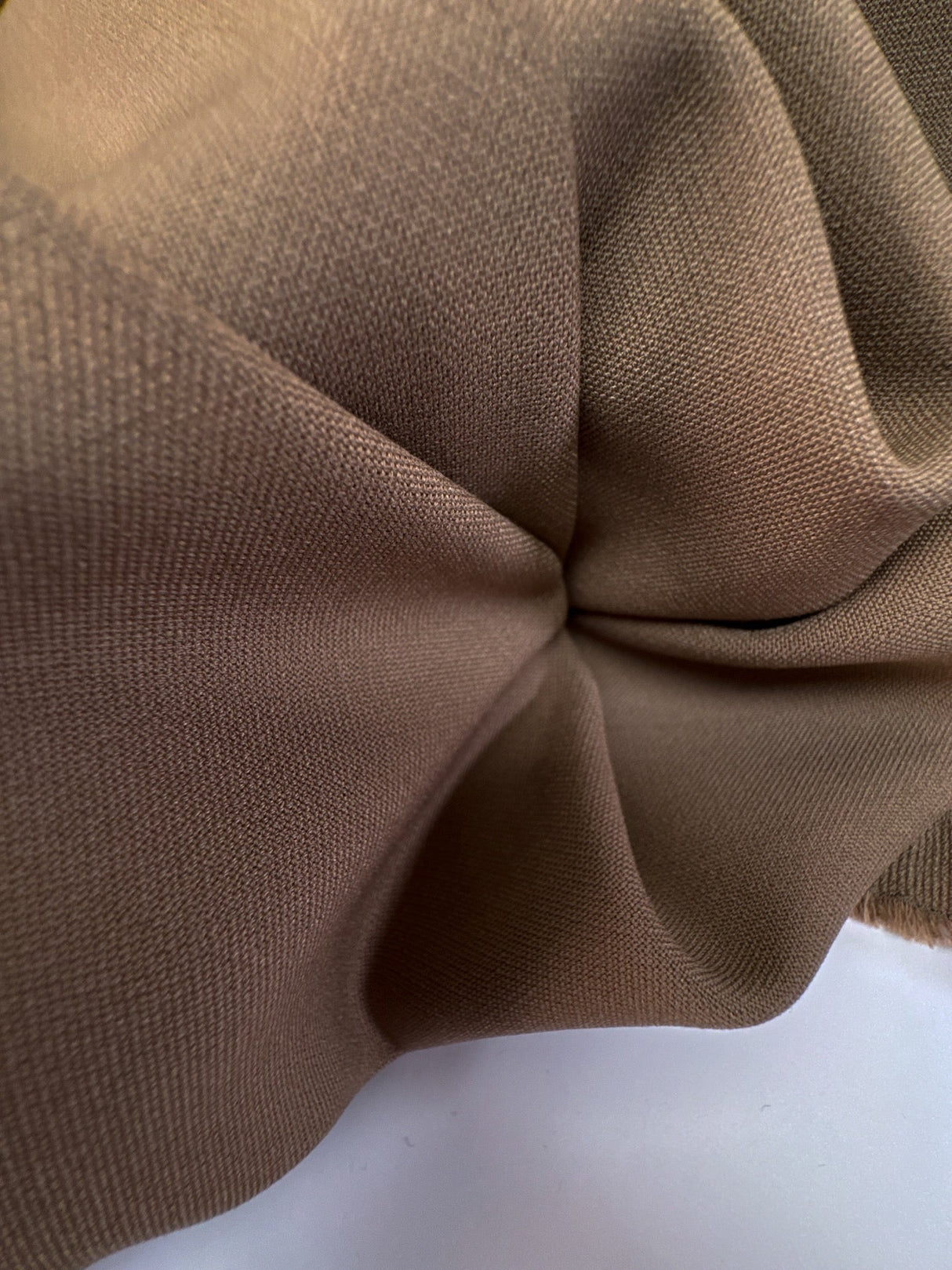 Polyester Twill Brown Beige Stretch