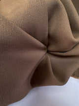 Polyester Twill Brown Beige Stretch