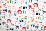 Cuddle Fabric Farmer Ted Digital Multi 58/60"
