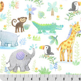 Minky Cuddle Fabric Jungle Joy Multi 58-60"