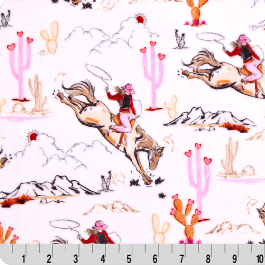 Cuddle Fabric Digital Pearl Lasso Ladies 58-60"