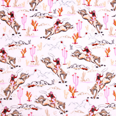 Cuddle Fabric Digital Pearl Lasso Ladies 58-60"