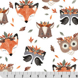 Cuddle Fabric Digital Multi Leaf Me Be