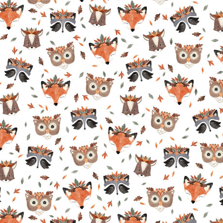 Cuddle Fabric Digital Multi Leaf Me Be