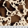 Cuddle Fabric Brown Mustang Print 58-60"