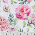 Minky Plush Fabric Digital Cuddle Snow Rite Of Spring Floral