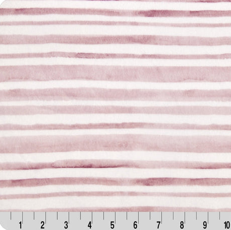 Cuddle Fabric Digital Rosewater Stripe 58-60"