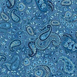 Cotton Denim Boho Wave Fabric 44/45