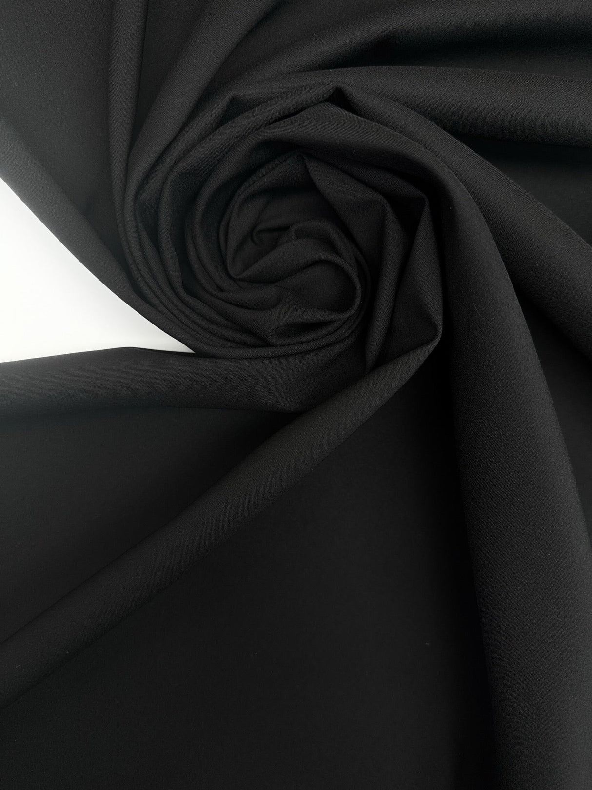 Viscose Elastane Woven Black