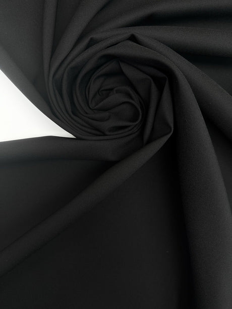 Viscose Elastane Woven Black