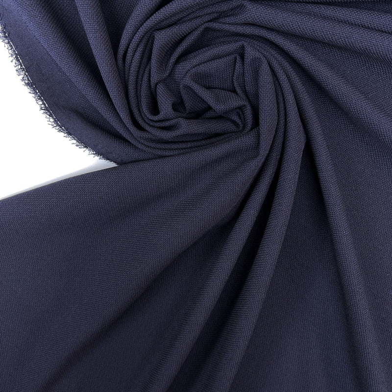 Polyamide Elastane Piqué Purple Blue