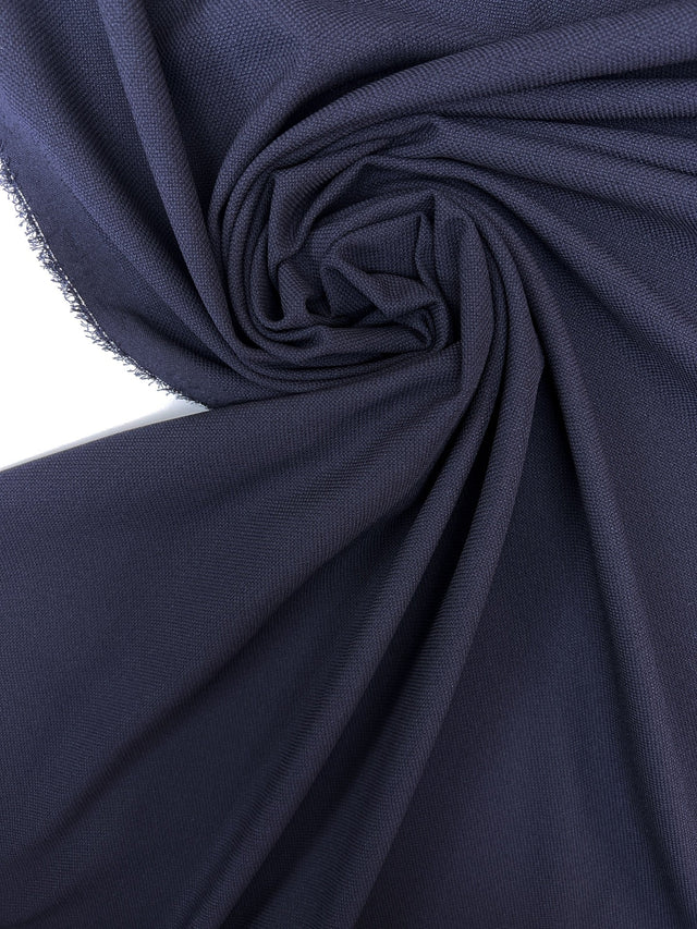 Polyamide Elastane Piqué Purple Blue