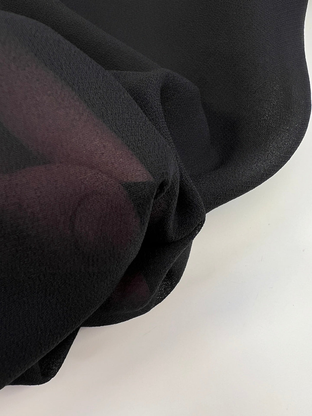 Viscose Crepe Fabric Black