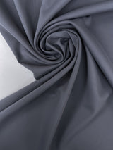 Polyester Elastane Knitted Fabric Gray