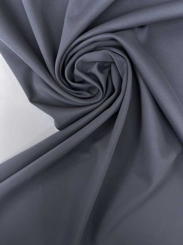 Polyester Elastane Knitted Fabric Gray