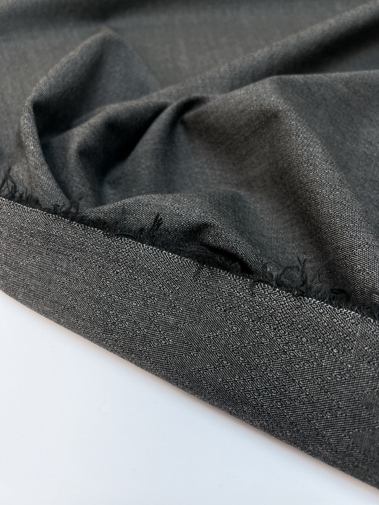 Wool Blend Melange Suiting Fabric
