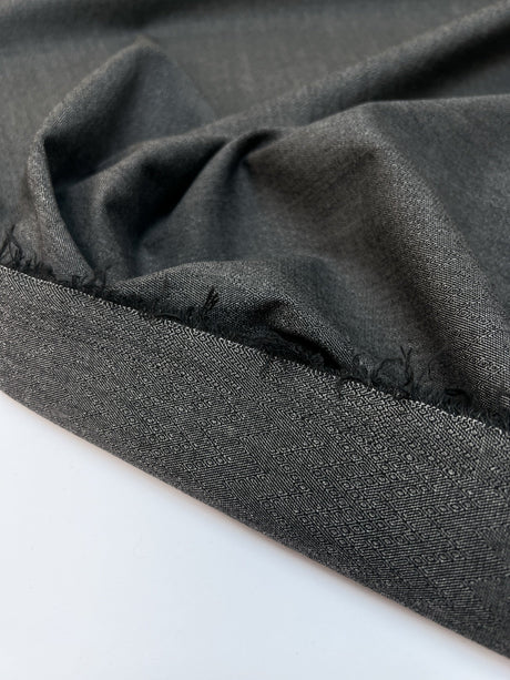 Wool Blend Melange Suiting Fabric