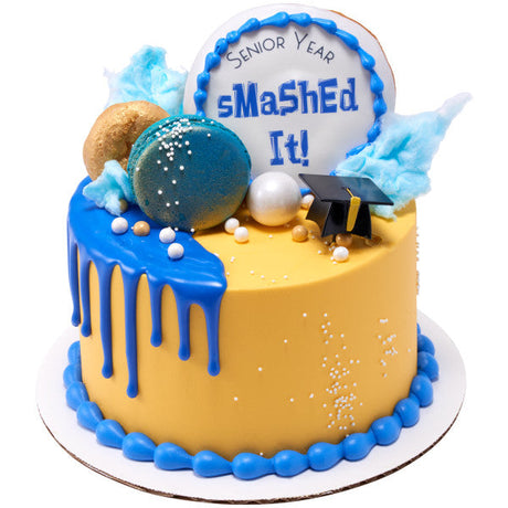 Graduation 3D Hat Cupcake Cake Pics - set of 144