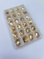 Golden Sewing Notions With Crystals