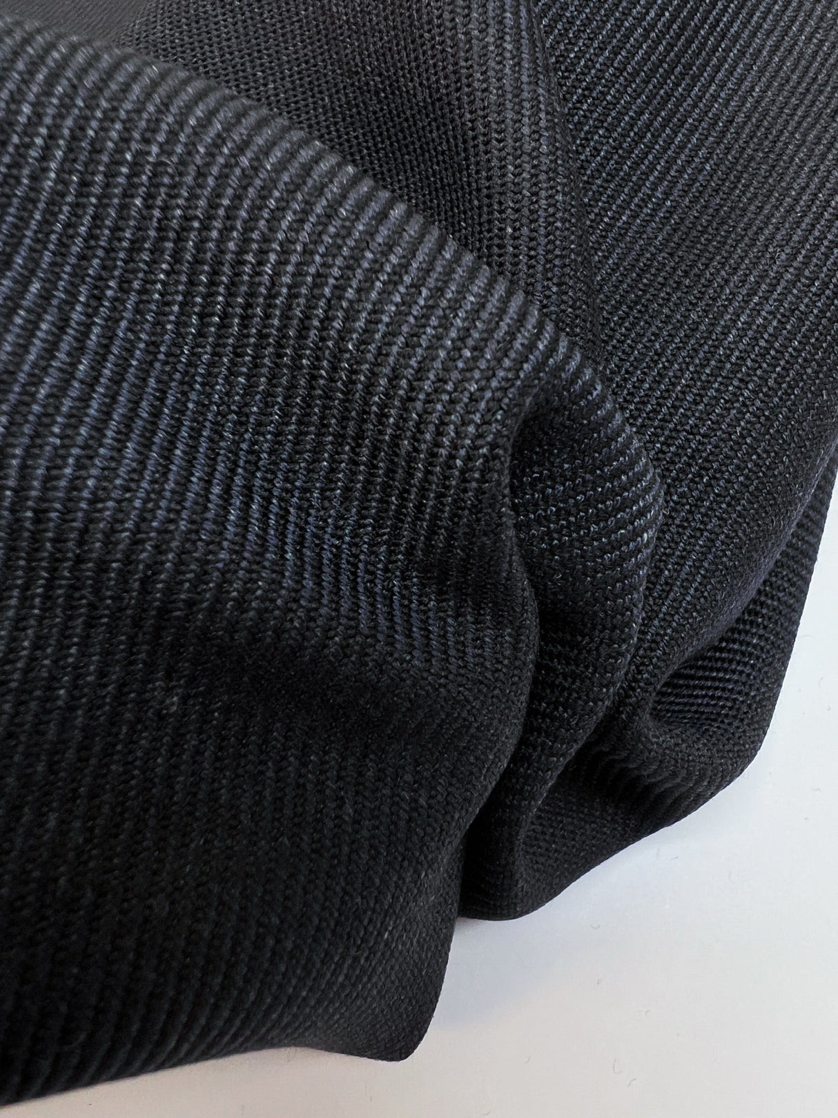 Wool Twill Blue Black