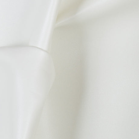 Soft Skin Faux Leather Vinyl Fabric - 100 Percent Polyester Faux Leather Fabric, Solid Color, 54" Width (1 Yard)