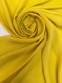 Viscose Plain Yellow-Green Italian Woven Fabric