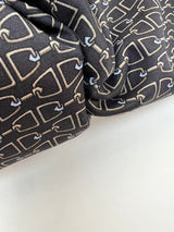 Polyamide Elastane Knit Geometric Brown Beige