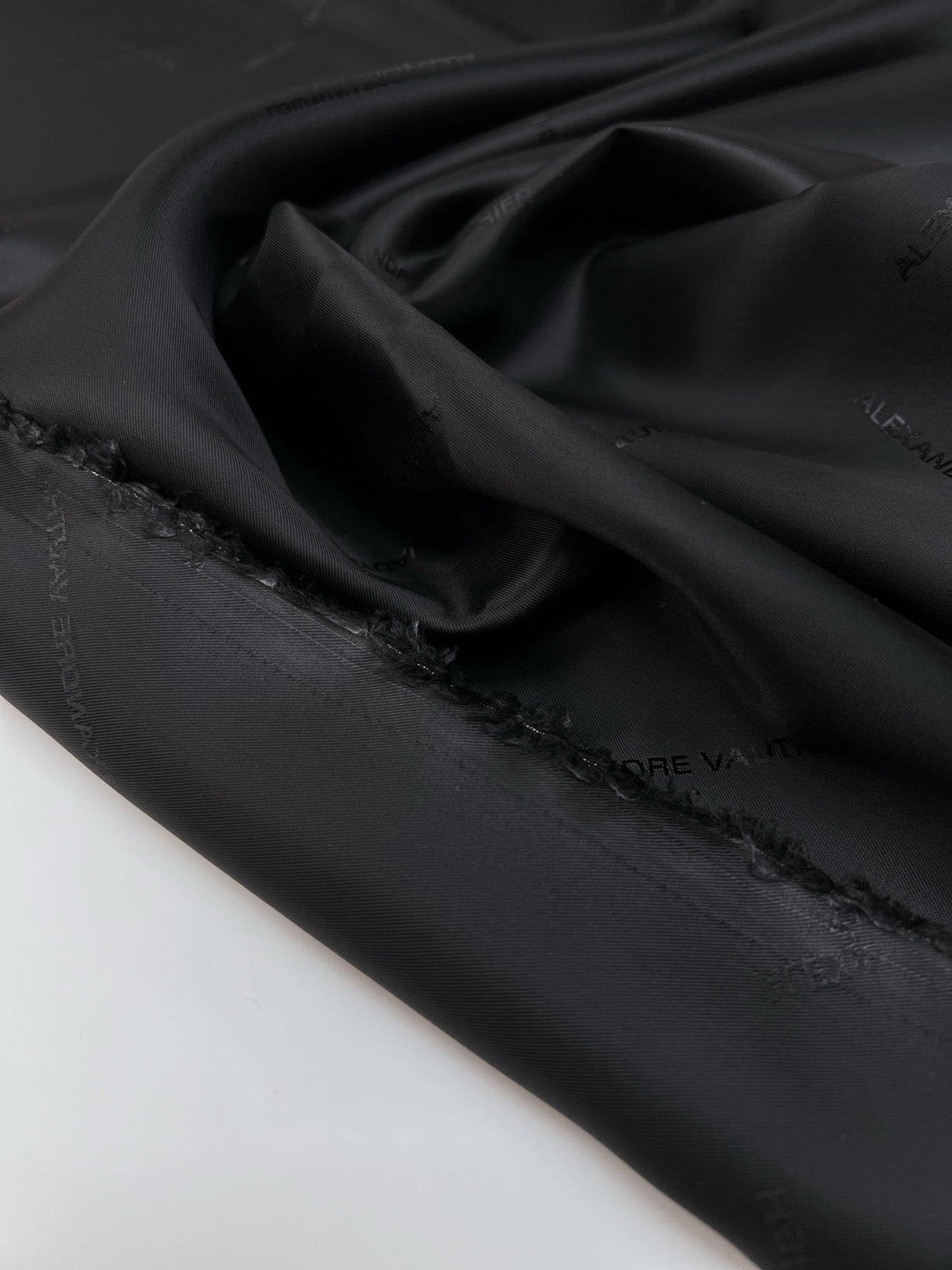 Black Viscose Twill Lining