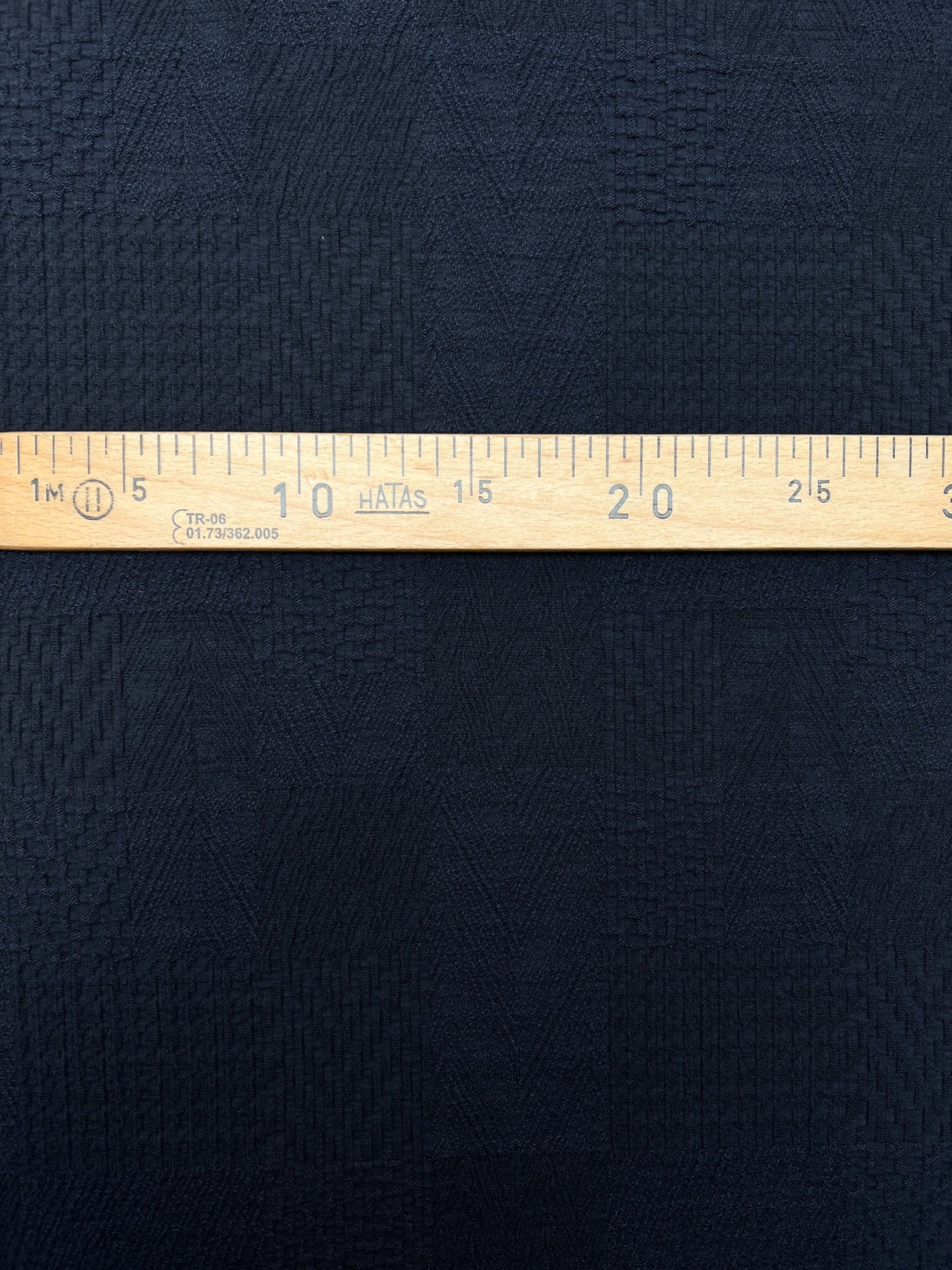 Rayon Blend Woven Geometric Blue