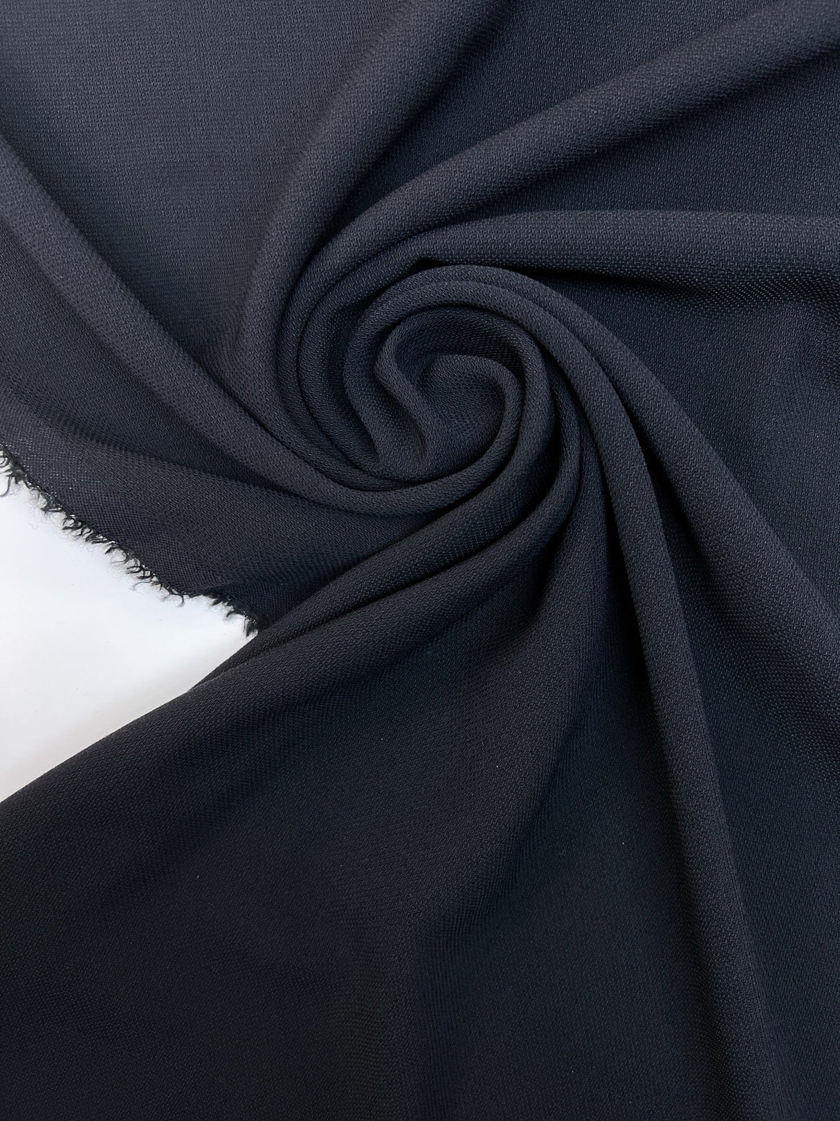 Wool Crepe Fabric Blue