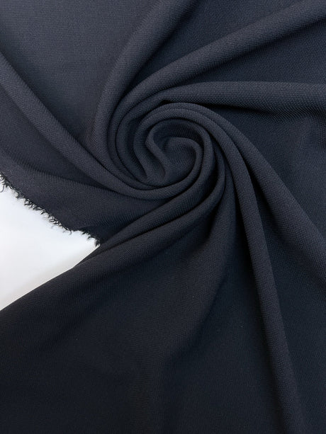 Wool Crepe Fabric Blue