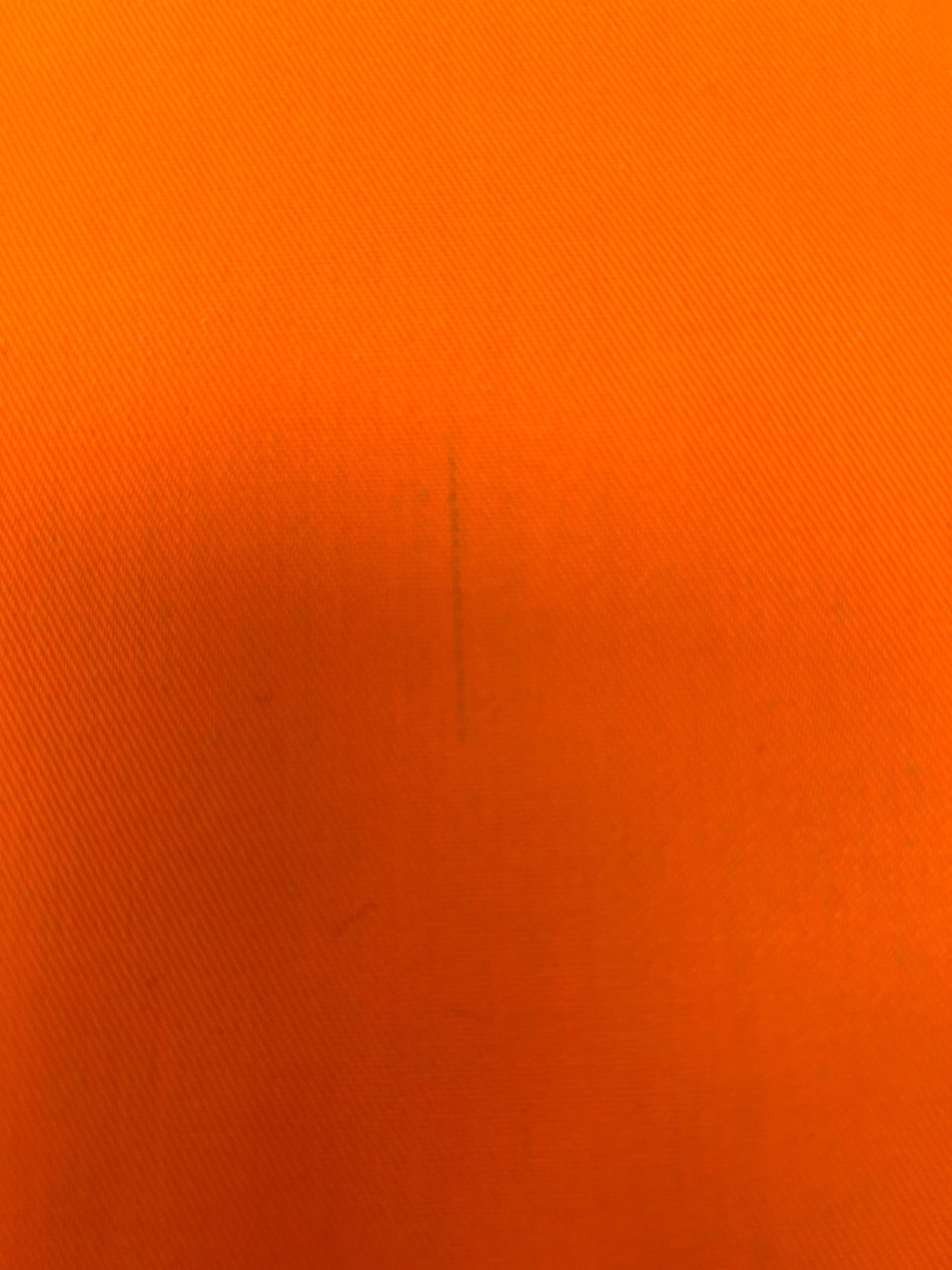 Polyester Cotton Melange Orange Fabric