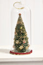 7.5" Deco Tree in Glass Dome Ornament