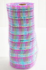 10" x 10 Yard Lavender/ Pink/Turquoise Deco Poly Mesh